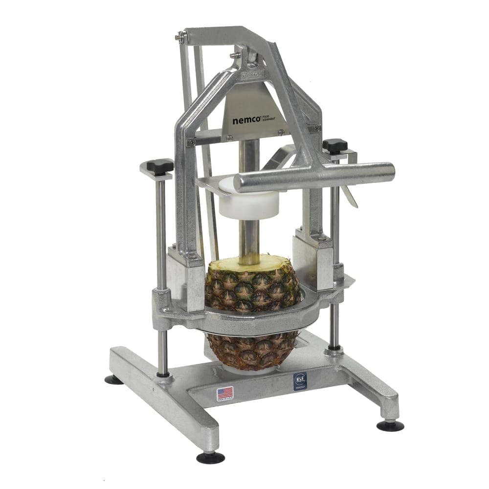 Nemco 55775-1 Pineapple Corer Peeler w/ 4" Replaceable Blades, Locking Mechanism & Suction Cups