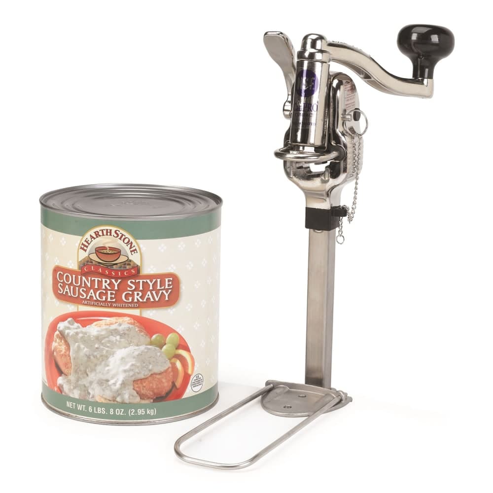 Nemco 56050-1 Compact Permanent Can Opener w/ Gearless Drive 10 Can Capacity Stainless Aluminum