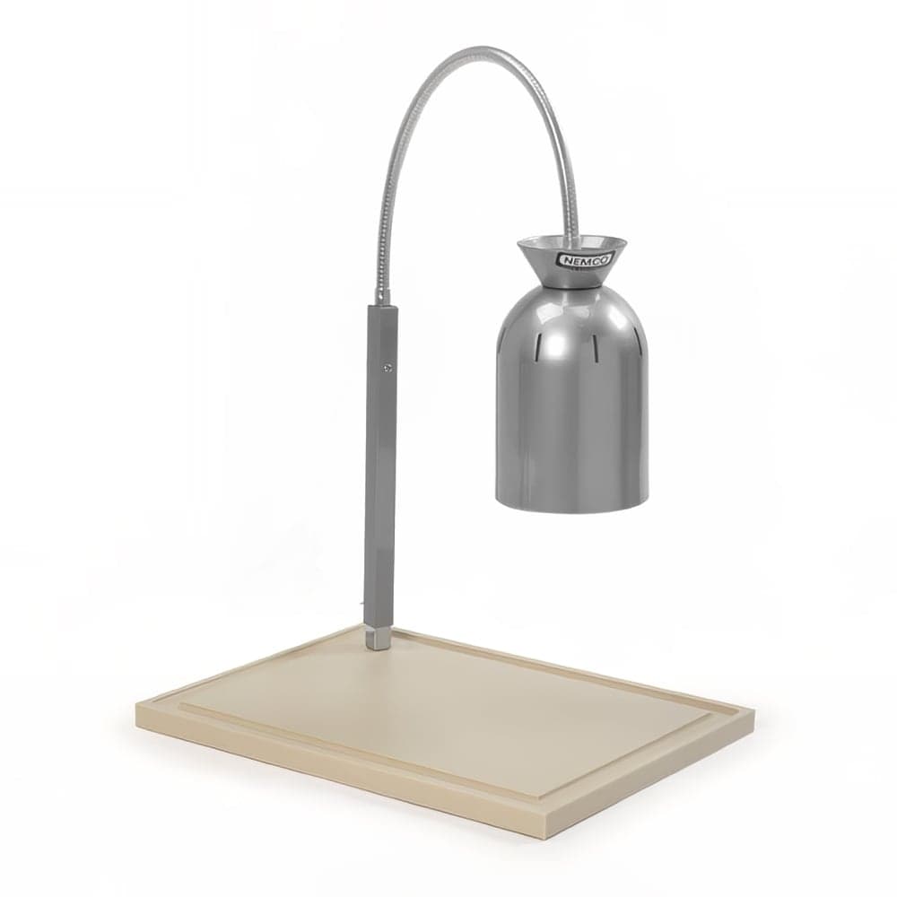 Nemco 6015 Single Bulb Carving Station w/ Flex Mount & Polyethylene Cutting Board, 120v