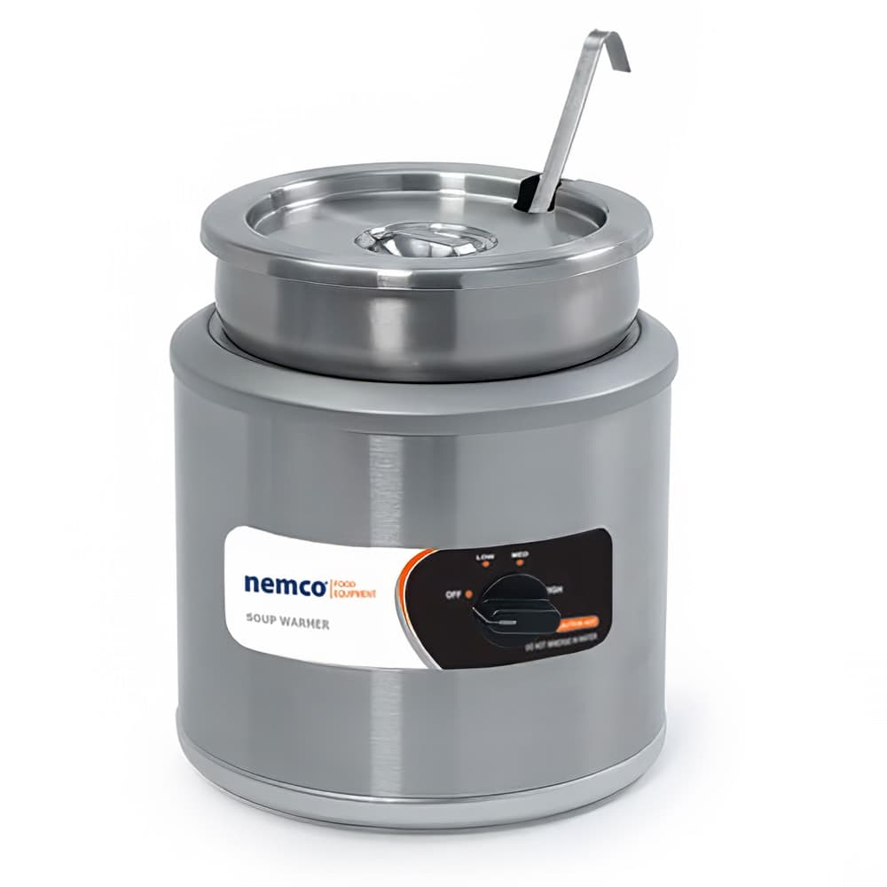 Nemco 6103A-ICL 11 qt Countertop Soup Warmer w/ Thermostatic Controls, 120v
