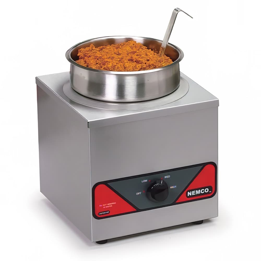 Nemco 6110A-ICL-220 4 qt Countertop Soup Warmer w/ Thermostatic Controls, 220v/1ph