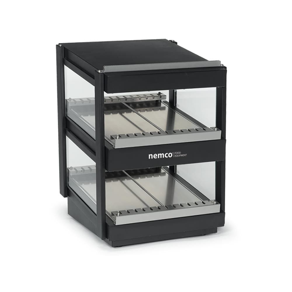 Nemco 6480-30S 30" Self Service Countertop Heated Display Shelf - (2) Shelves, 120v