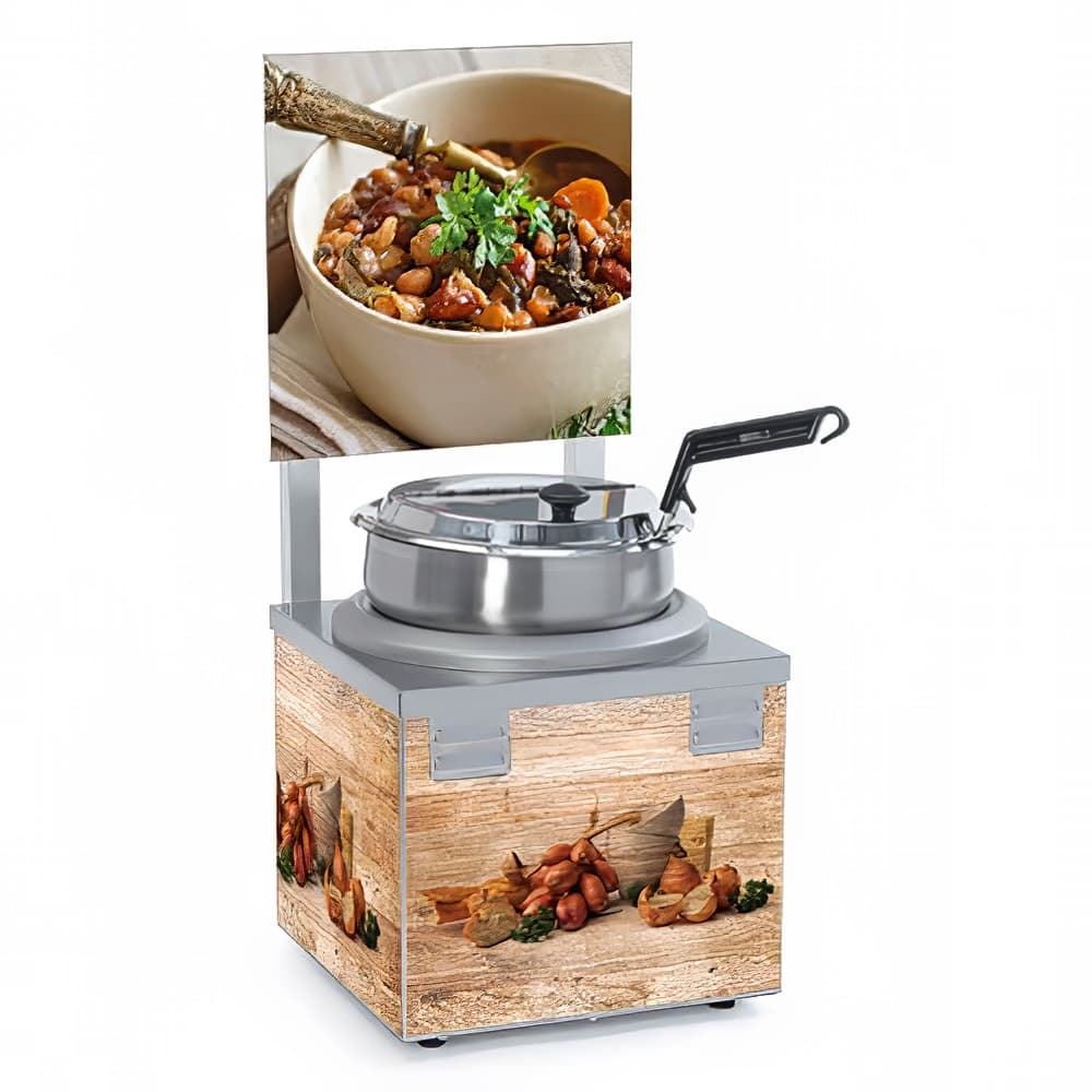 Nemco 6510A-S7P 7 qt Countertop Soup Warmer w/ Thermostatic Controls, 120v