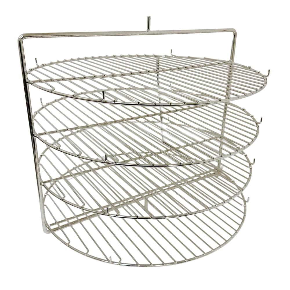 Nemco 66791-1 18" Round 4 Tier Rack System for 6452 & 6452 2 Pizza Merchandisers