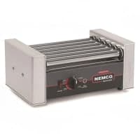 Nemco 8010 10 Hot Dog Roller Grill w/ Manual Controls - Flat Top, 120v thumbnail 2