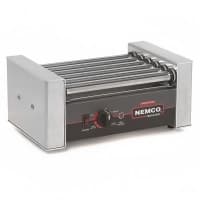 Nemco 8010-220 10 Hot Dog Roller Grill w/ Manual Controls - Flat Top, 220v thumbnail 2