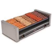 Nemco 8036-SLT 36 Hot Dog Roller Grill w/ Manual Controls - Slanted Top, 120v thumbnail 2