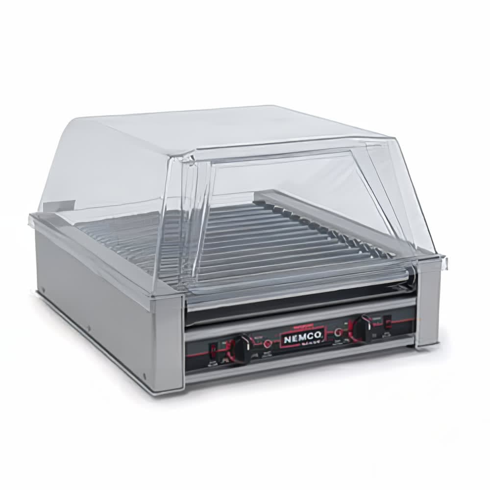 Nemco 8045SXN-220 45 Hot Dog Roller Grill w/ Manual Controls - Flat Top, 220v