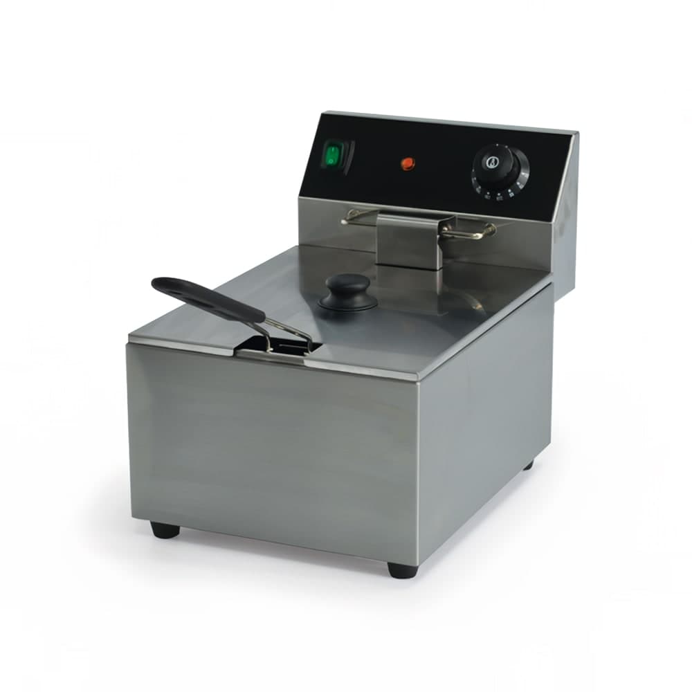 Global Solutions Countertop Electric Fryer - (1) 10 lb Vat, 120v (GS1610)