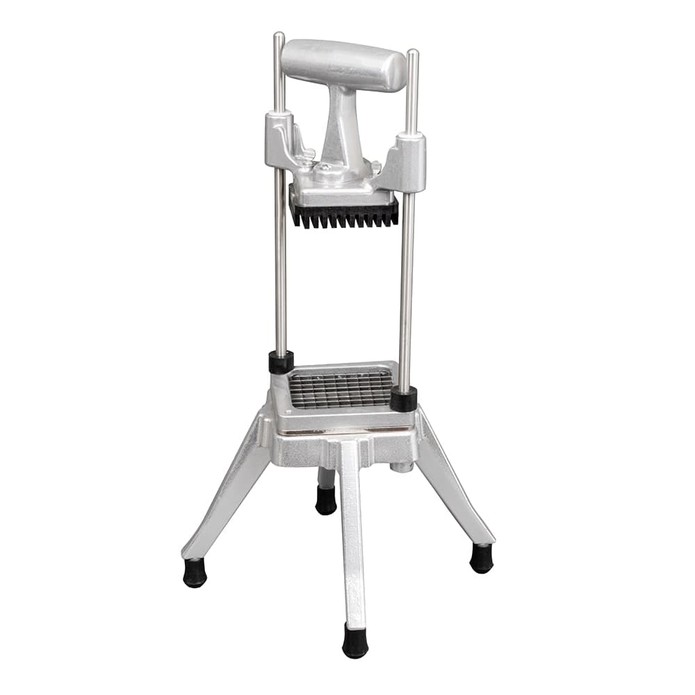 Global Solutions Vegetable Chopper w/ 1/4" Cut, Aluminum (GS4150-A)