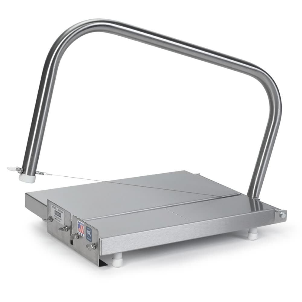 Nemco 55350A Notched Cheese Cutter w/ 1/2" Cutting Guide & Calibrated, Stainless
