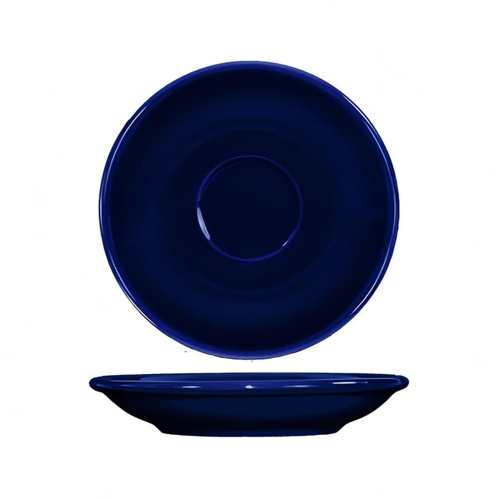 ITI 5 1/8" Round Cancun™ A.D. Saucer - Ceramic, Cobalt Blue (CA-36-CB)