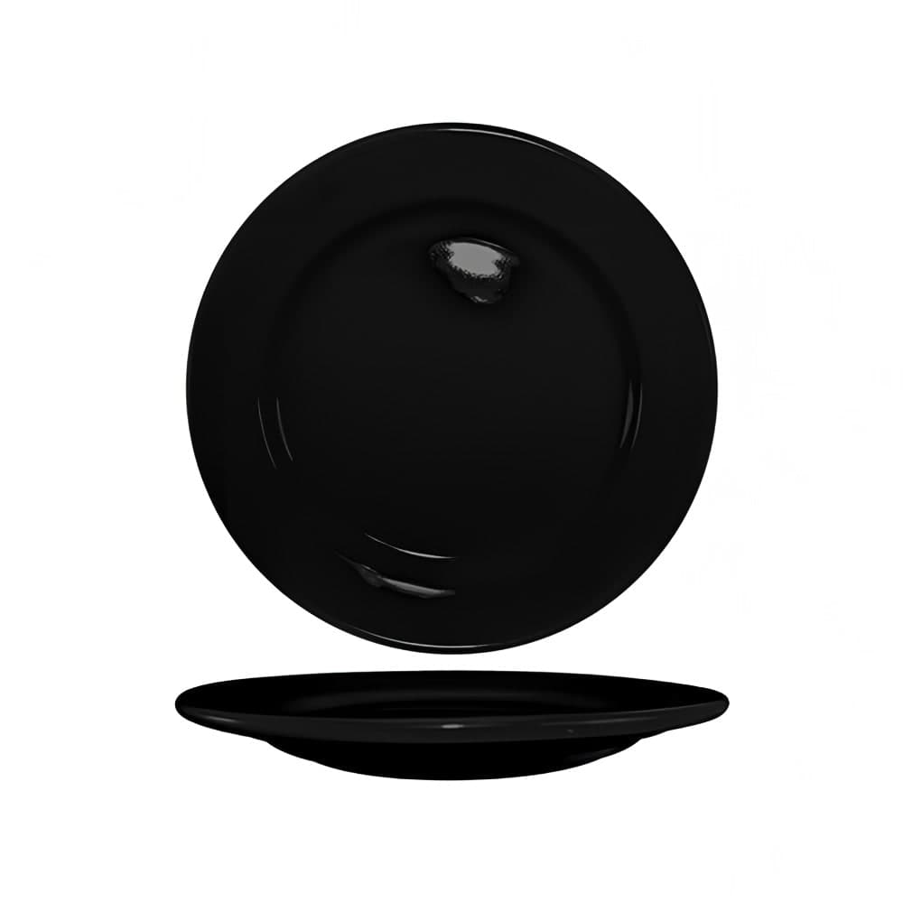 ITI 7 1/8" Round Cancun™ Plate - Ceramic, Black (CA-7-B)