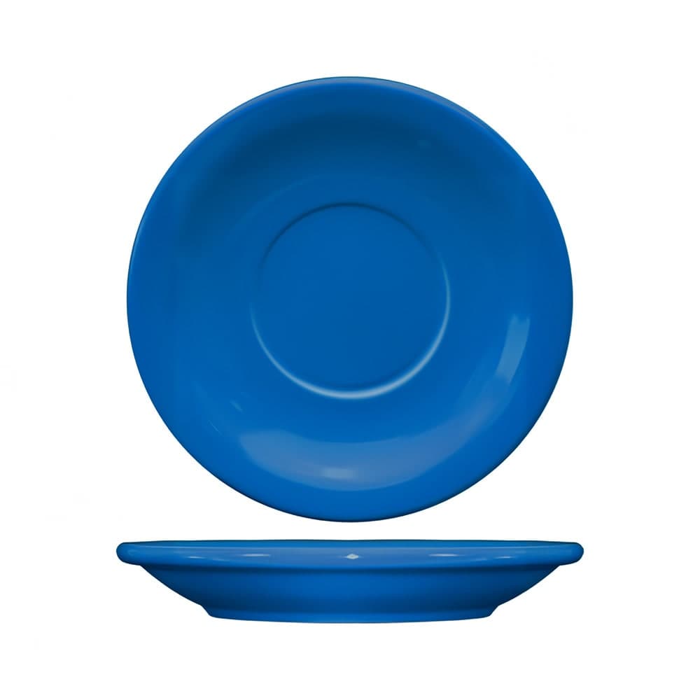 ITI 5 1/2" Round Cancun™ Saucer - Ceramic, Light Blue (CAN-2-LB)