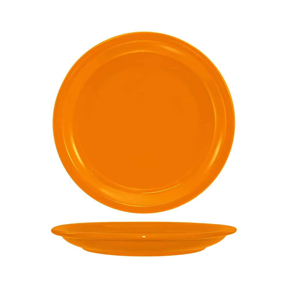 ITI 7 1/4" Round Cancun™ Plate - Ceramic, Orange (CAN-7-O)