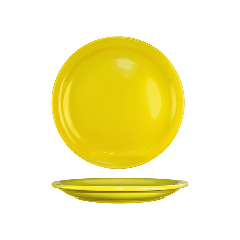 ITI 7 1/4" Round Cancun™ Plate - Ceramic, Yellow (CAN-7-Y)