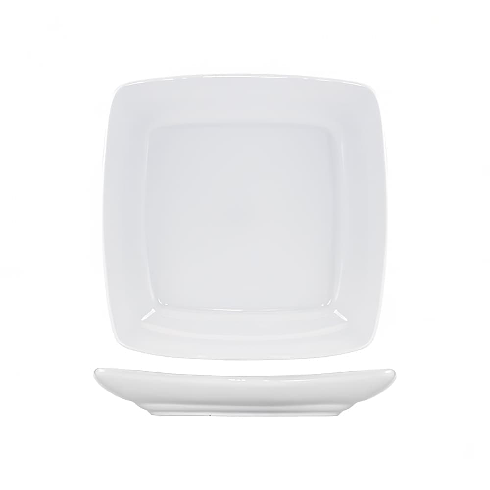 ITI 7" Square Dover™ Plate - Porcelain, European White (DO-7S)