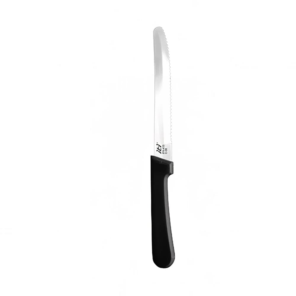 ITI 8 3/4" Steak Knife - Stainless Steel w/ Black Poly Handle (IFK-410)