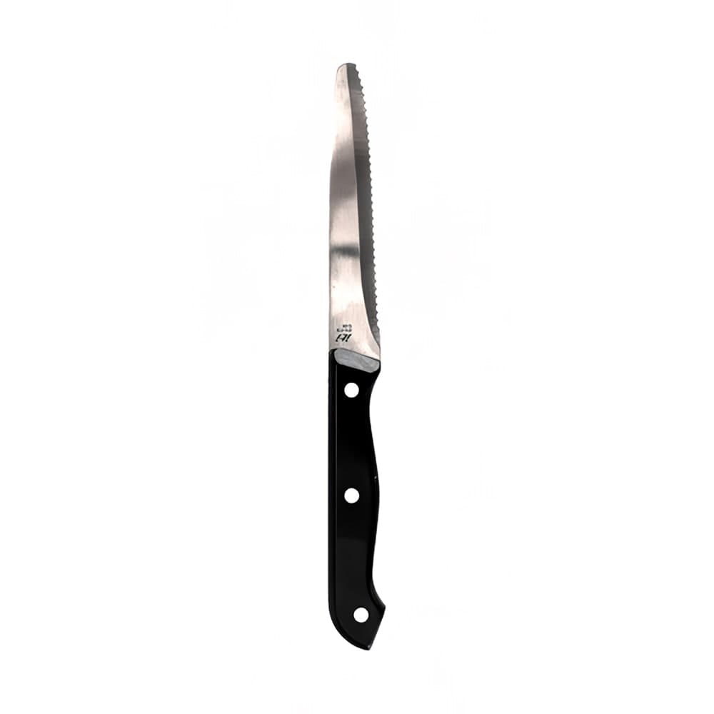 ITI 8 7/8" Steak Knife - Stainless Steel w/ Black Poly Handle (IFK-415)