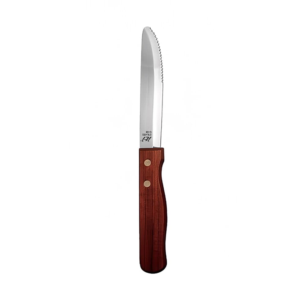 ITI 9 7/8" Steak Knife - Stainless Steel w/ Rosewood Handle (IFK-450)