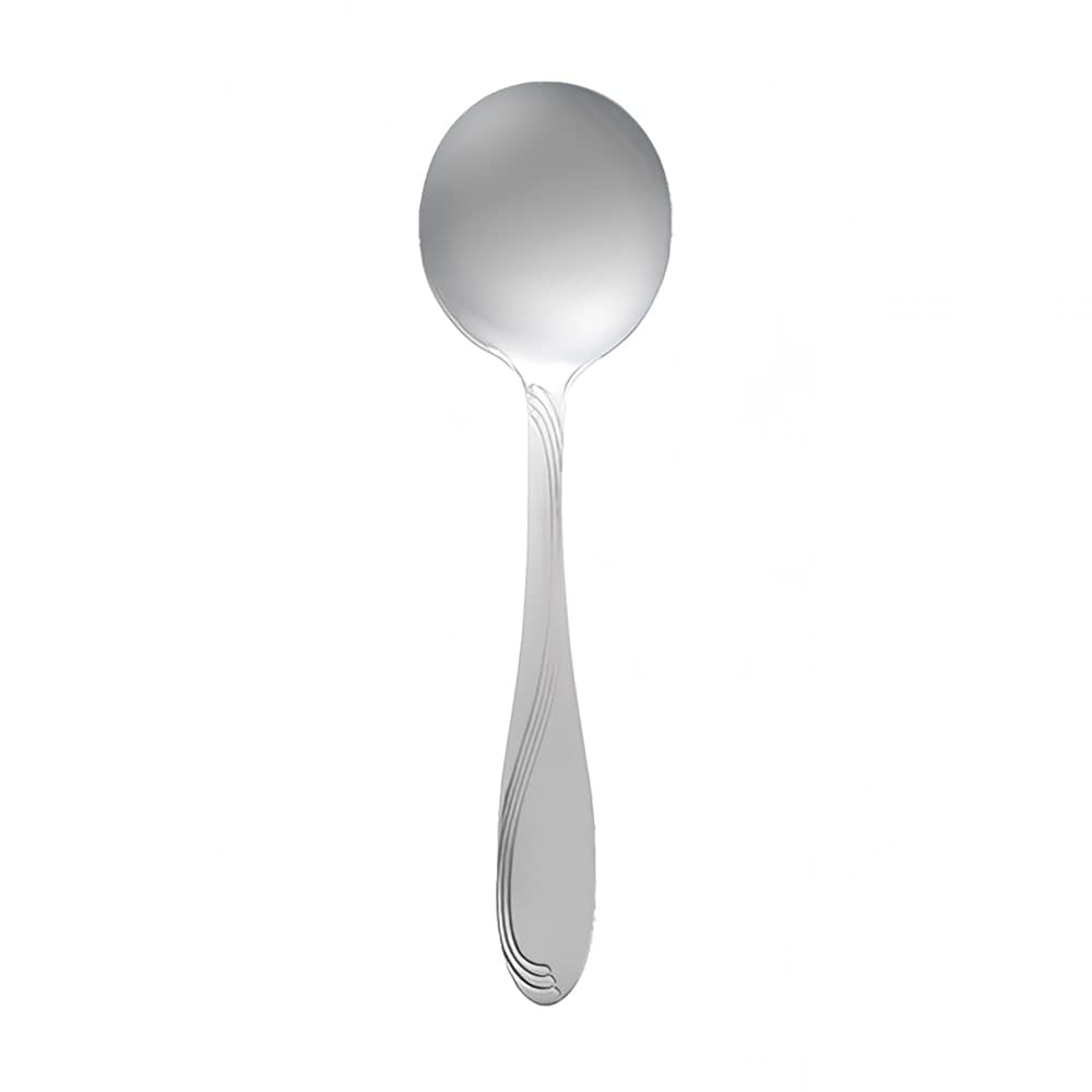 ITI 5 7/8" Bouillon Spoon with 18/0 Stainless Grade, Wave Pattern (WAV-113)