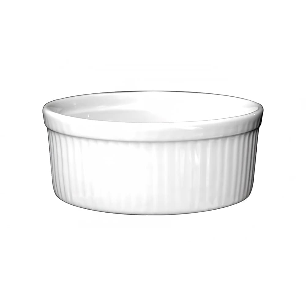 ITI 8 oz Ramekin - Porcelain, European White (RAMF-10-EW)