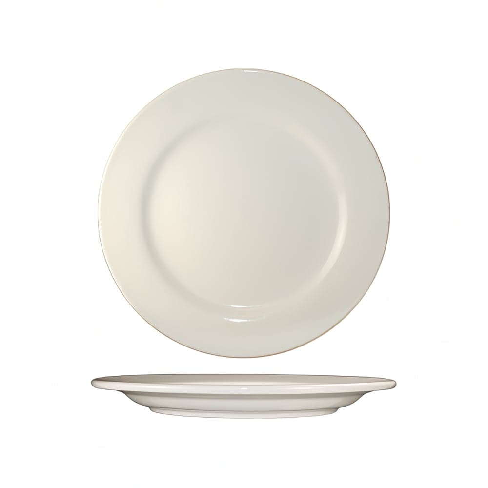 ITI 7 1/8" Round Roma™ Plate - Ceramic, American White (RO-7)