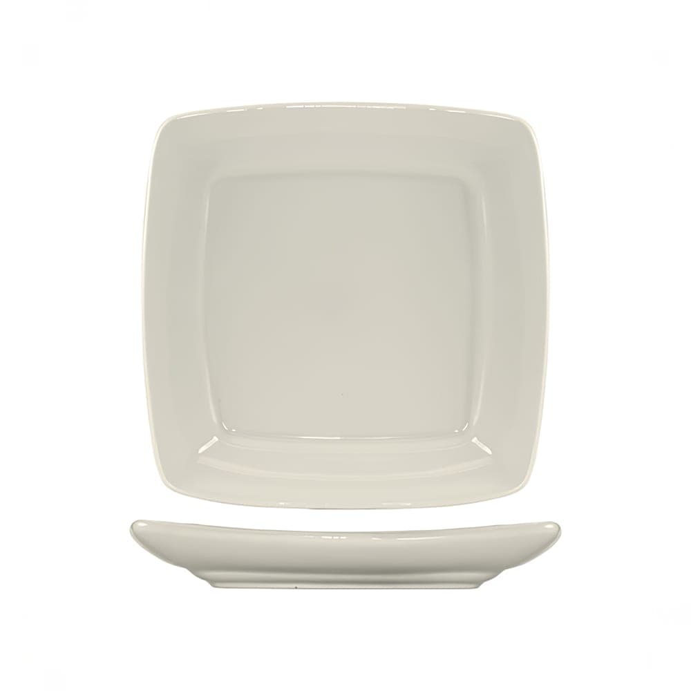 ITI 7" Square Roma™ Plate - Ceramic, American White (RO-7S)