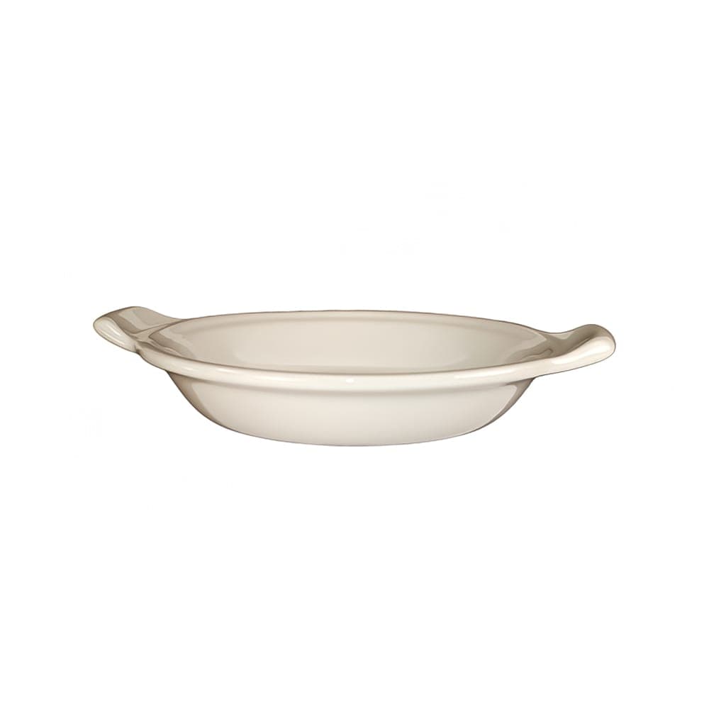 ITI 15 oz. Round, Shirred Egg Dish - Ceramic, American White (SEGG-75)