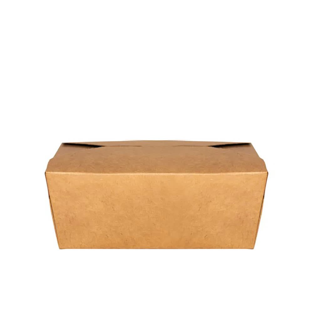 ITI 45 oz Kraft Microwavable Folded Paper # 8 Take-Out (TG-KB-#8)