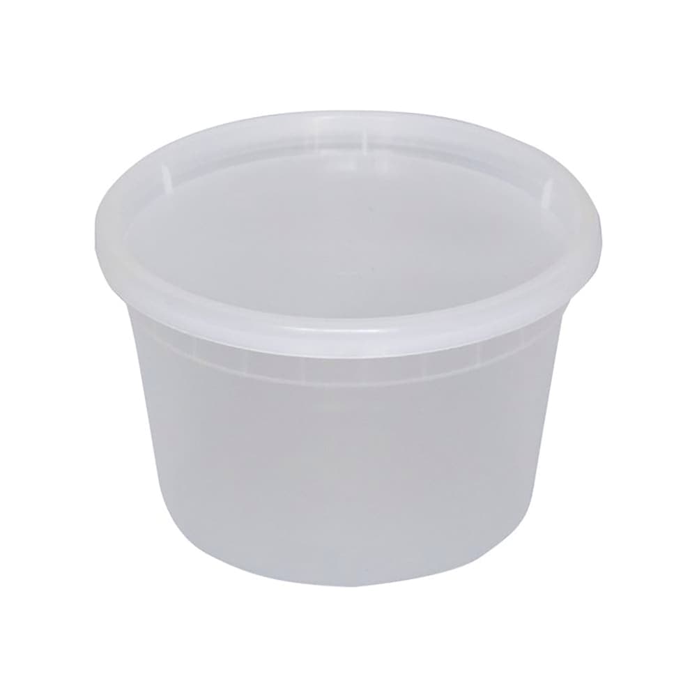 ITI 16 oz Deli Container w/Lid - Polypropylene, Clear (TG-PC-16)