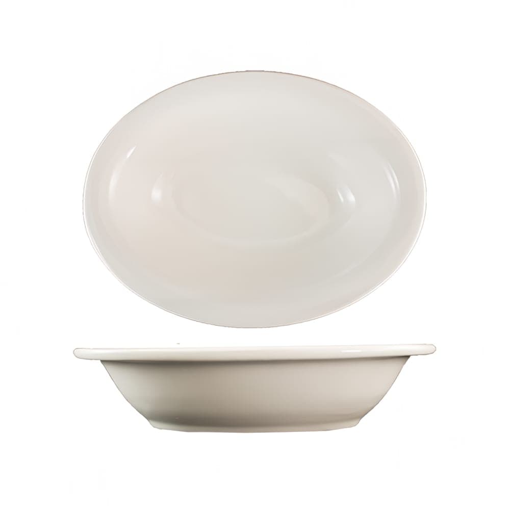 ITI 44 oz. Oval, Valencia™ Baker - Ceramic, American White (VA-201)