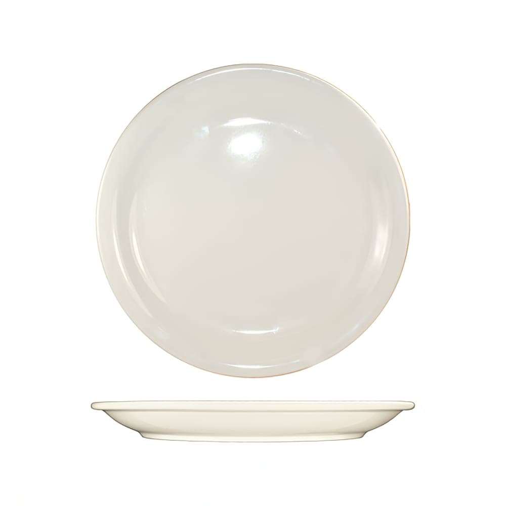 ITI 7 1/4" Round Valencia™ Plate - Ceramic, American White (VA-7)