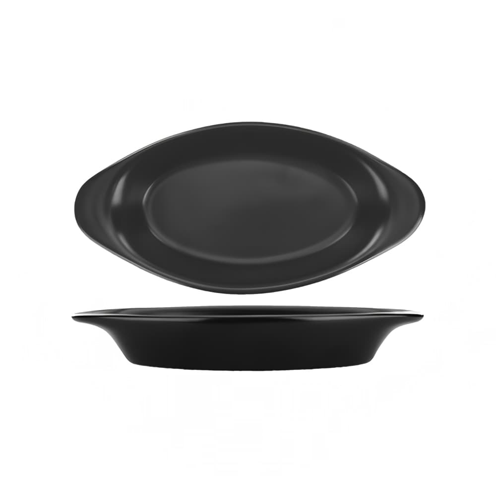ITI 8 oz. Oval, Welsh Rarebit - Ceramic, Black (WRO-8-BC)
