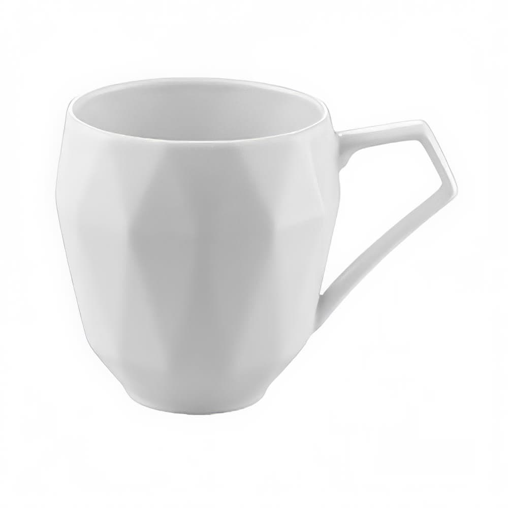 CAC 13 oz Art Deco Mug - Porcelain, Bone White (ART-17)