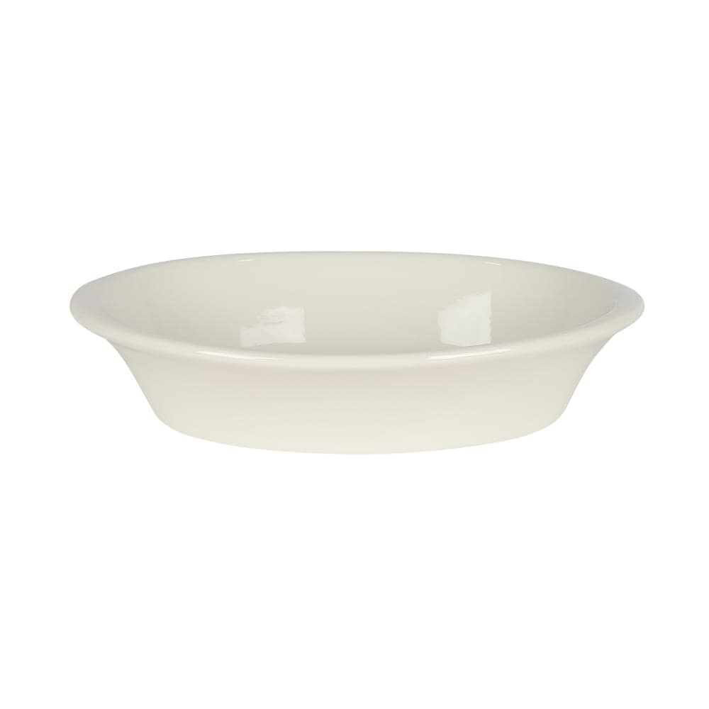 CAC 9 oz. Oval, Porcelain Baking Dish, White (BKW9)