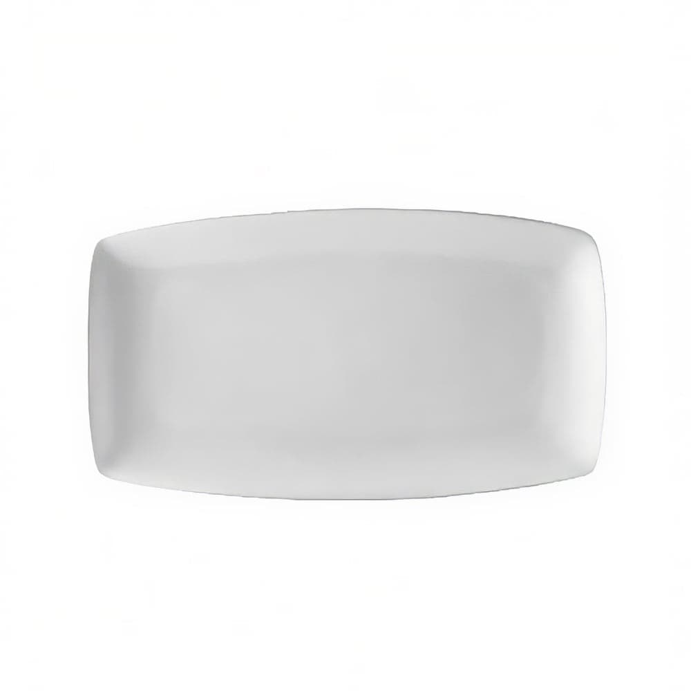 CAC Rectangular Platter - 13 3/4" x 7 3/4", Porcelain, Super White (COP-314)