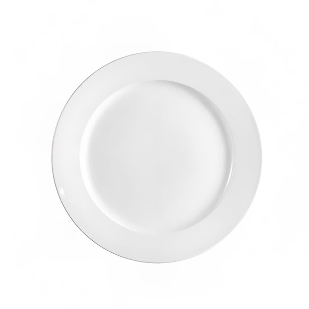 CAC 6 3/8" Round Franklin Plate - Stoneware, European White (FR-6)
