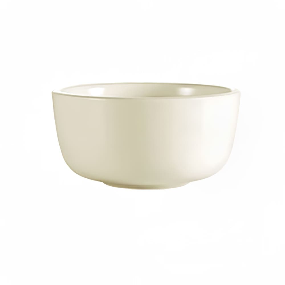 CAC 9 1/2 oz Round Franklin Jung Bowl - Stoneware, European White (FR-95B)
