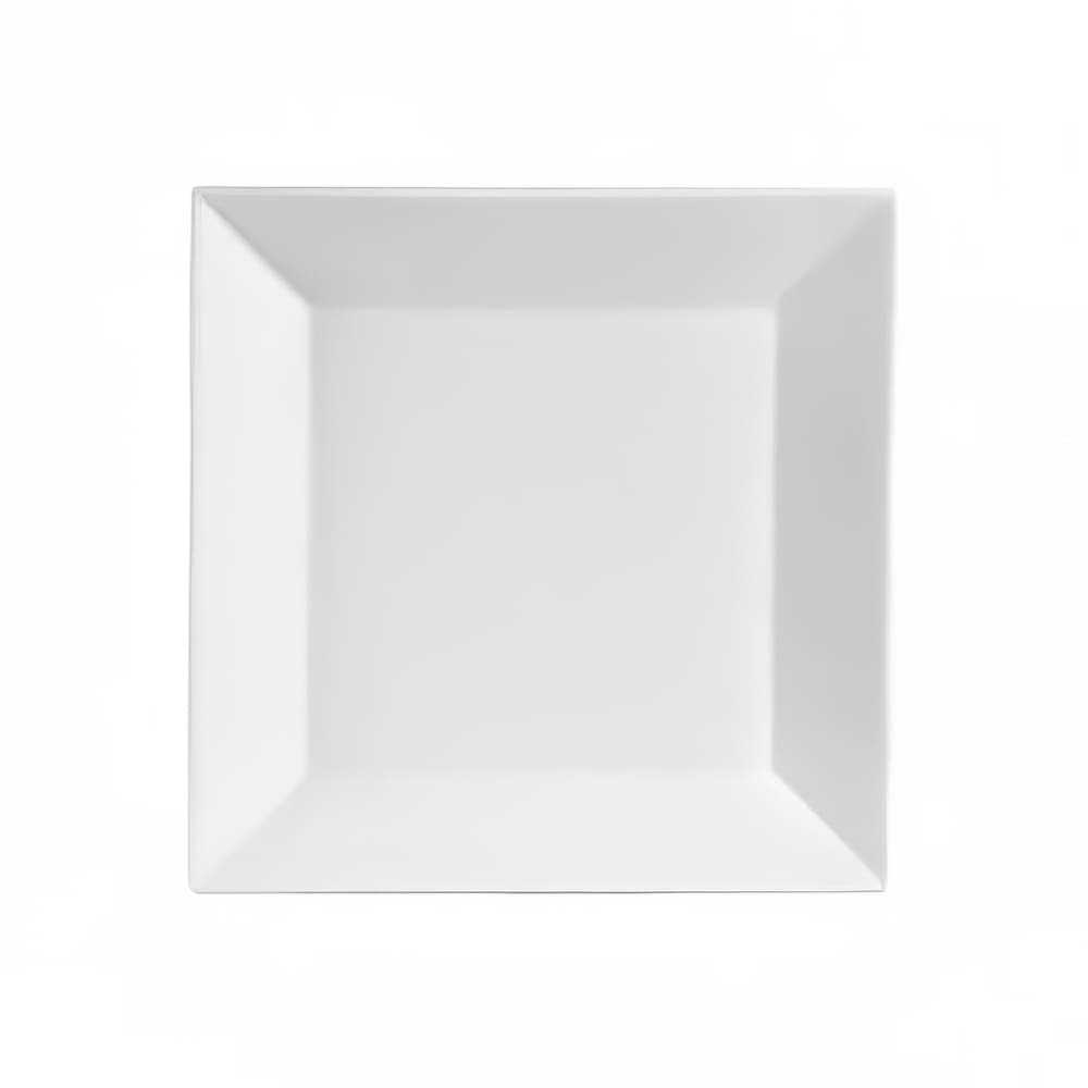 CAC 7" Square Kingsquare Salad Plate - Porcelain, Super White (KSE7)