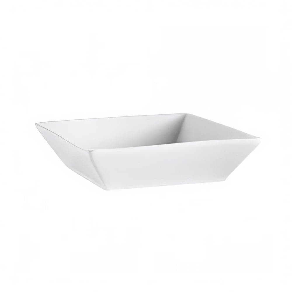 CAC 6" Square Kingsquare Soup Bowl - Porcelain, Super White (KSE-B6)