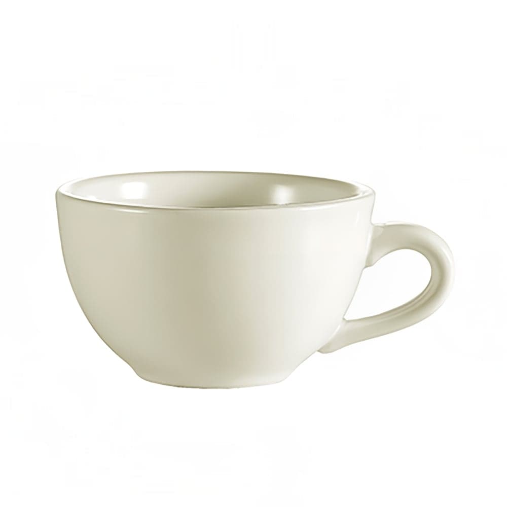 CAC American White Narrow Rim Coffee Cup, NRC, Round (NRC-1)
