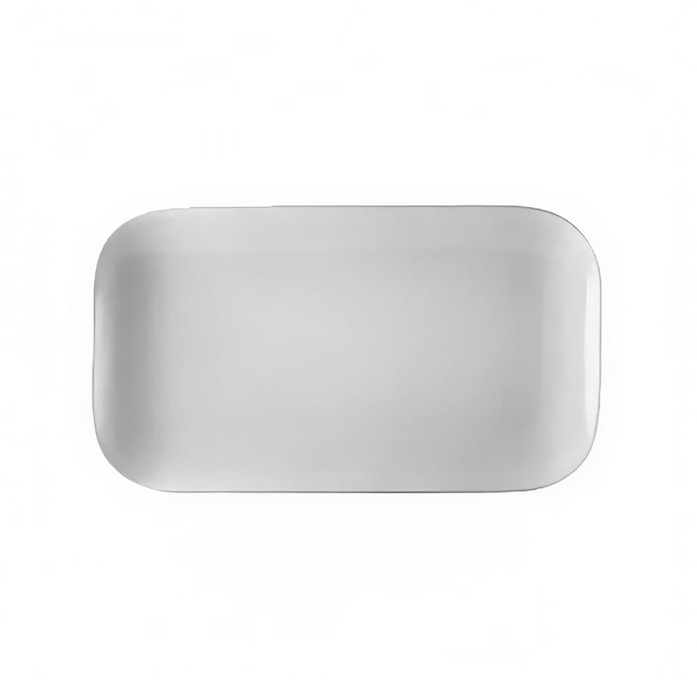 CAC Rectangular Oxford Platter - 13 1/2" x 7 1/2", Porcelain, Bone White (OXF-C14)
