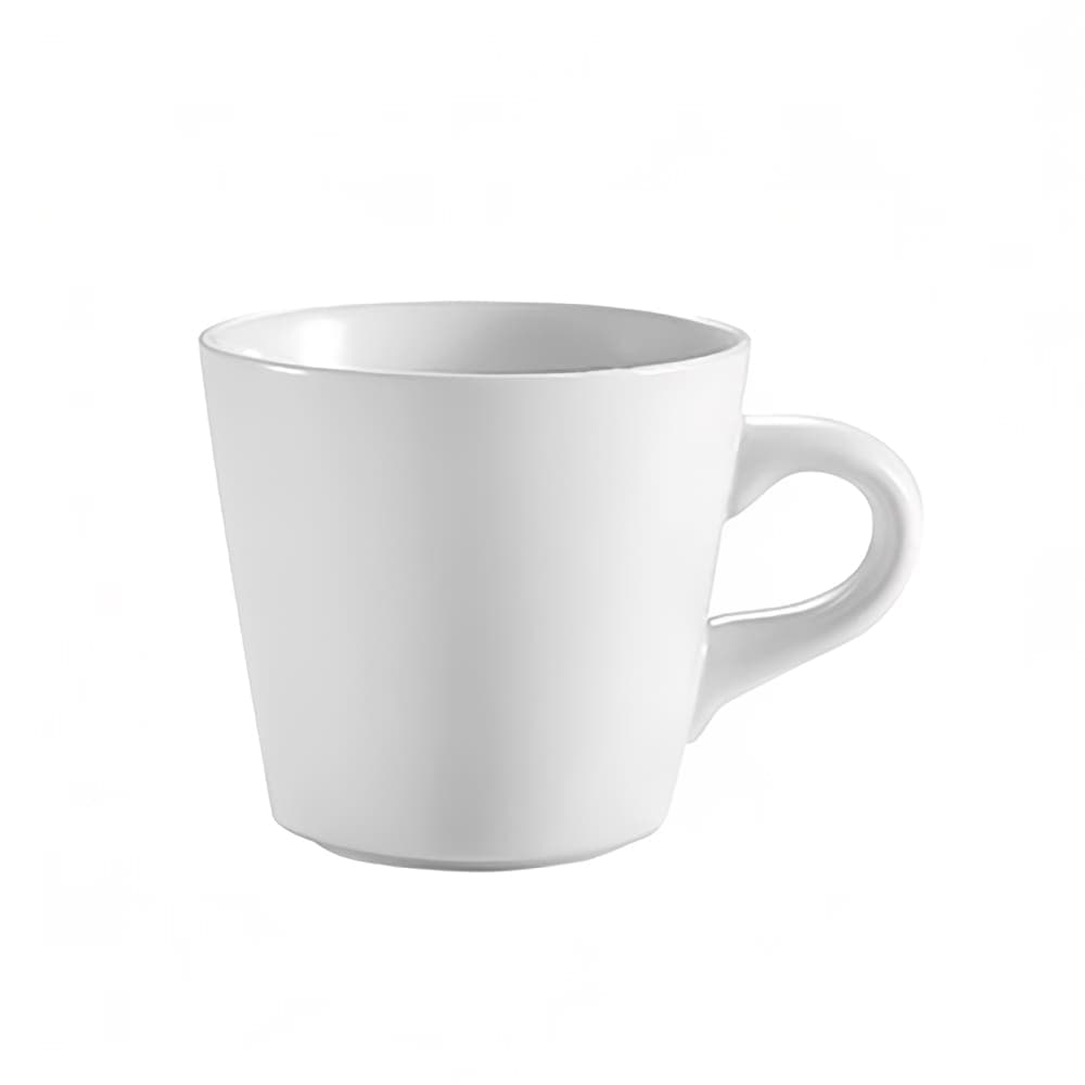 CAC Super White Coffee Cup, Clinton, Round (RCN-1)