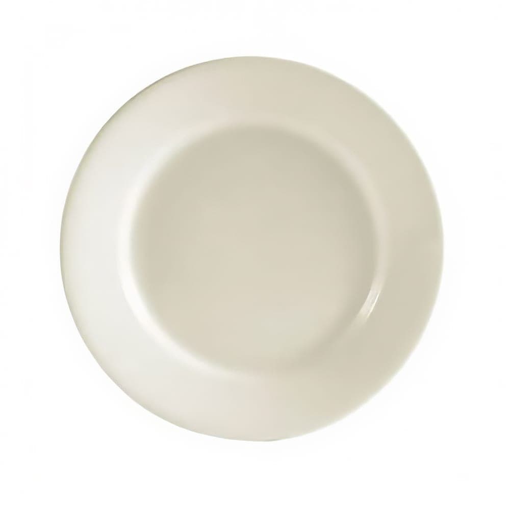 CAC 11 1/4" Round REC Dinner Plate - Stoneware, American White (REC-20)