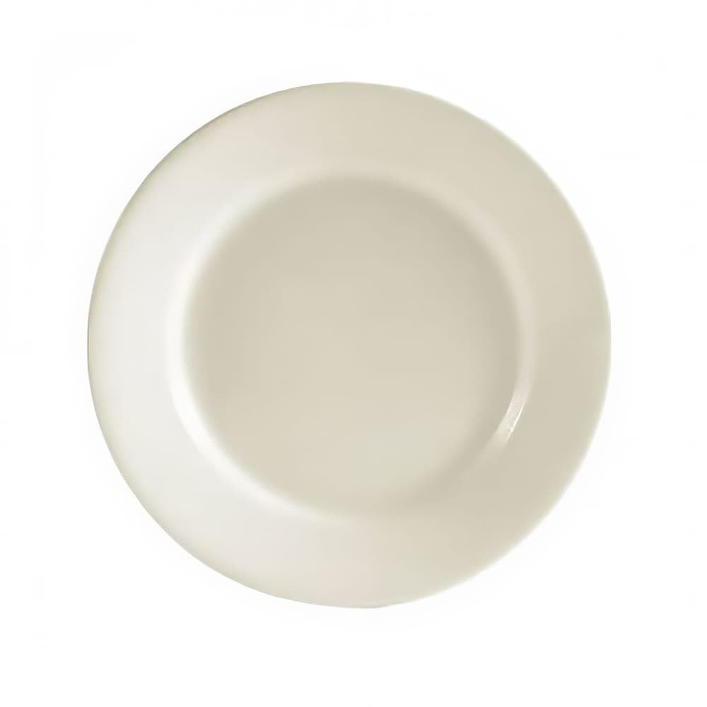 CAC 12" Round REC Dinner Plate - Stoneware, American White (REC-21)