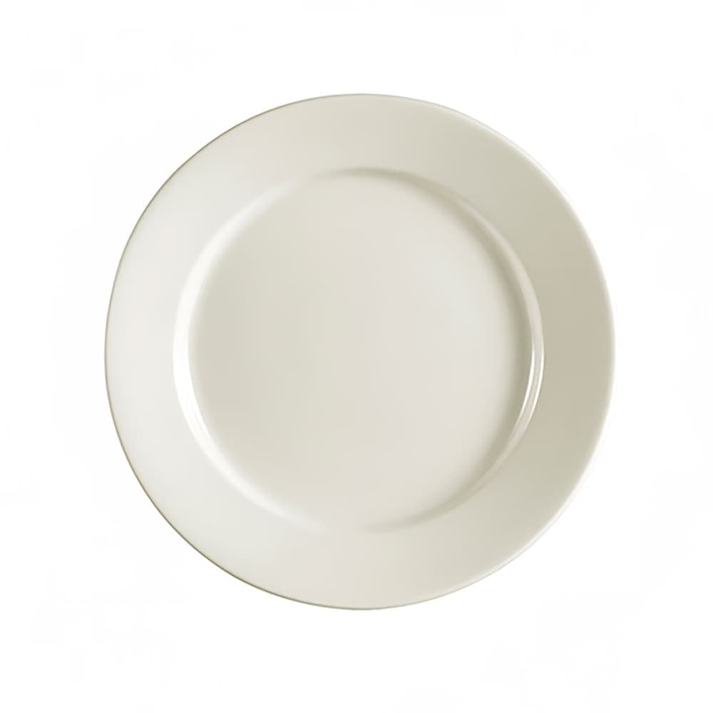 CAC 6 1/4" Round REC Dinner Plate - Stoneware, American White (REC-31)