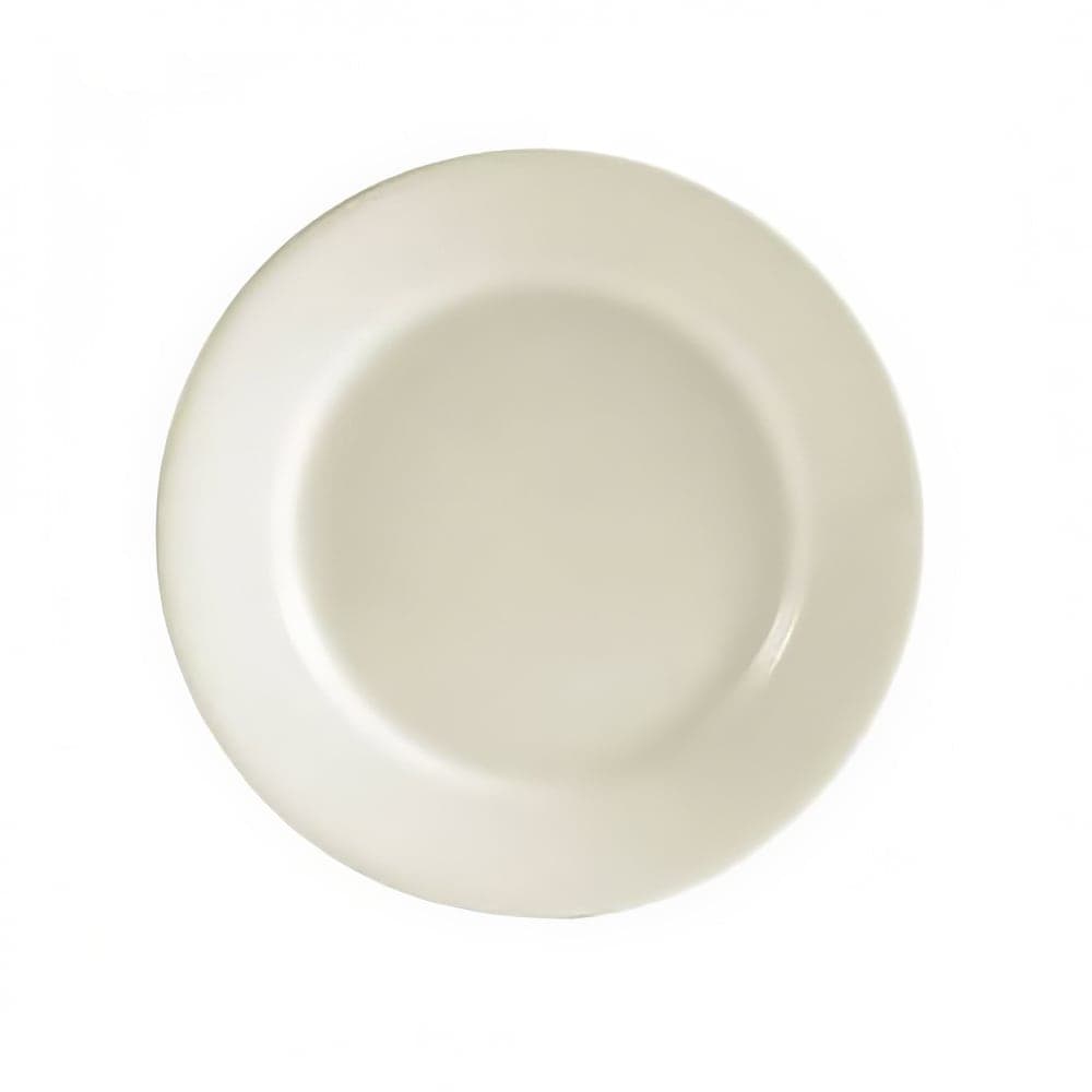 CAC 9 3/4" Round REC Dinner Plate - Stoneware, American White (REC-9)
