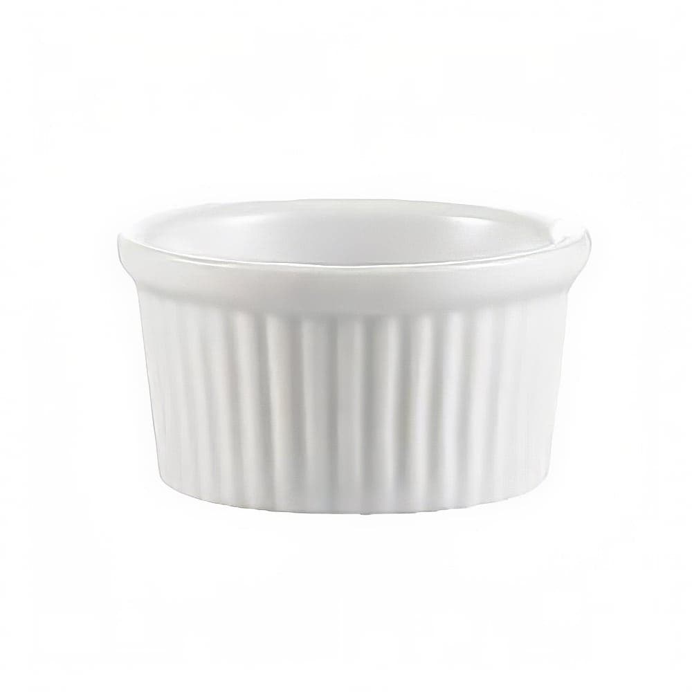 CAC 6 oz Ramekin - Porcelain, Super White (RKF-6)