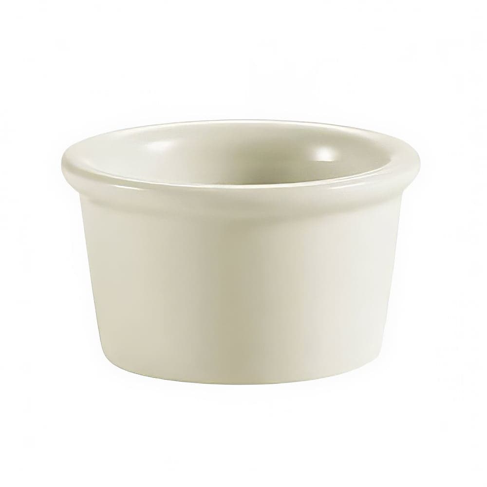 CAC 6 oz RKF Ramekin - Ceramic, American White (RKF-6-AW)